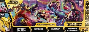 HASBRO TRANSFORMERS LEGACY BUZZWORTHY BUMBLEBEE CREATURES COLLIDE 4-PACK - Picture 1 of 12