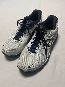 Asics Gel Nimbus 16 T437N Herren Größe US 10,5 4E weiß schwarz blau Laufschuhe D6 - Bild 1 von 6