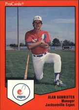 1989 Jacksonville Expos ProCards #151 Alan Bannister MG