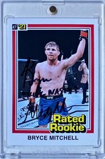 2021 Panini Instant UFC Bryce Mitchell Rated Rookie Retro Series On Card RC Auto