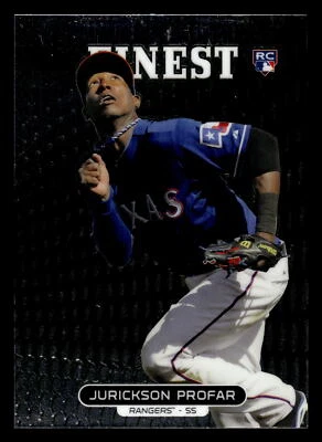 2013 Finest - #62 Jurickson Profar RC - Texas Rangers - Image 1 of 2