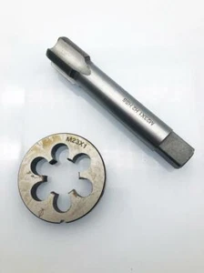US Stock HSS M23 x 1mm Tap & M23 x 1mm Die Metric Thread Right Hand - Picture 1 of 4