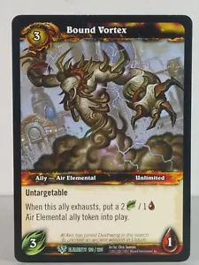 Bound Vortex - War of the Elements 169/220 - uncommon - World of Warcraft TCG - Picture 1 of 2