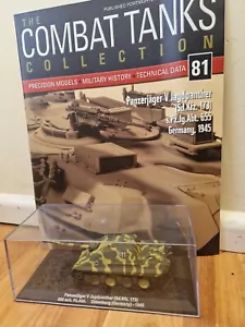 Altaya Deagostini 1/72 Panzerjager V Jagdpanther SD.KFZ.173 Alemania Tank + Mag - Imagen 1 de 3