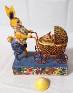 Jim Shore Retired You’re a Good Egg Easter Bunny Sculpture 2004 - Picture 1 of 16