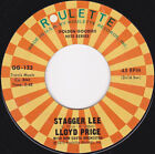 Lloyd Price Personality / Stagger Lee Vinyl Single 7Inch Roulette