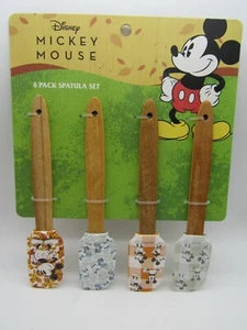 Neu Disney Mickey Mouse Herbst 4er Pack Küche Spatel Set Backen Kochen Herbst - Bild 1 von 5
