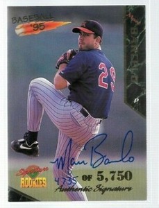 1995 Signature Rookies Baseball 95 Marc Barcelo Auto #6 #'d 4735/5750 Twins