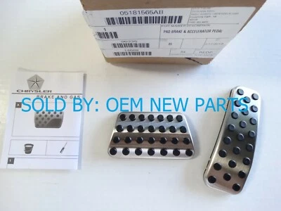 2011 - 2023 DODGE CHARGER CHALLENGER CHRYSLER 300 OEM BRIGHT PEDAL COVER KIT - Image 1 of 4