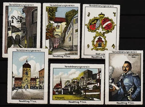 6 alte Reklamemarken Verschönerungsverein Neuötting, Bayern /0501 - Bild 1 von 1