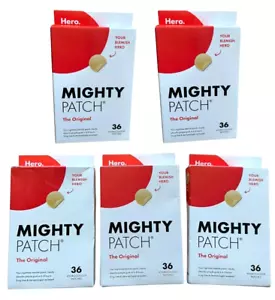 5 Boxes of Mighty Patch (The Original) - 180 Patches Total (5x36) - Ex: 3/27 - Picture 1 of 8