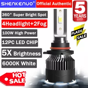 Faros LED + bombillas antiniebla M8 para Chevy Suburban Tahoe 2007-2014 6x 6000K - Imagen 1 de 18