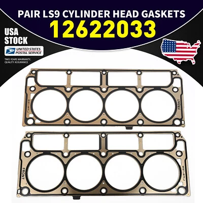 LS9 Cylinder Head Gaskets OEM 12622033 Replac For GMC Savana 4500 2012-2016 - Imagem 1 de 4