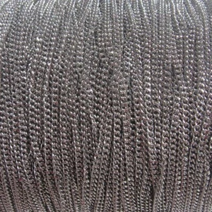 1m de chaine en acier inoxydable maillon torsadé 1,8x1,2mm chaine inox - IN97 - Picture 1 of 3