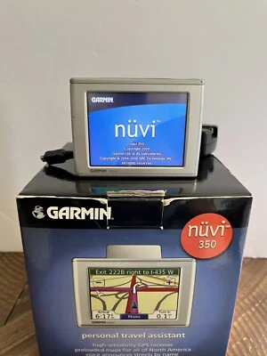 Garmin Nuvi 350 NA 3.5" GPS Navigation System With Accessories Street Map - Image 1 of 4