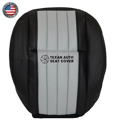 Ford F150 2003 Harley Davidson segunda fila inferior cubierta de asiento de cuero negro/gris Foto 1 de 4