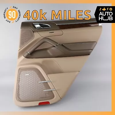 Porsche Cayenne 958 GTS Rear Right Side Interior Door Panel Leather OEM 40k - Image 1 of 4