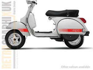 Vespa PX Side Panel & Mudguard stickers graphics | Abarth Style- - Picture 1 of 7