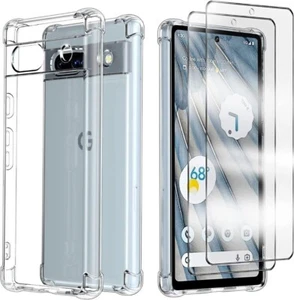 Étui Pour Google Pixel 9/9PROXL/7A/8A Transparent Silicone Téléphone / Écran - Photo 1 sur 32