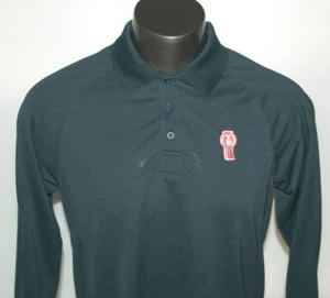 KENWORTH Trucks KW Logo Long Sleeve Polo Shirt Men's sz Medium M Polyester NWOT - Picture 1 of 7