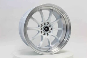 (1) 17x9 +20 MST MT11 5x100,5x114.3 White w/Machined Lip Wheel - Picture 1 of 3