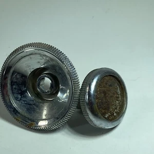 Dodge Mopar 1980s Era Radio Knob Replacement, 2 pcs missing the sticker - Picture 1 of 11