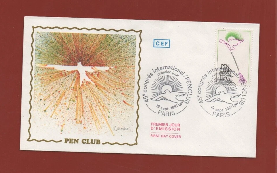 FDC 1981 - Pen Club ( Ref. 3237) - Image 1 of 2