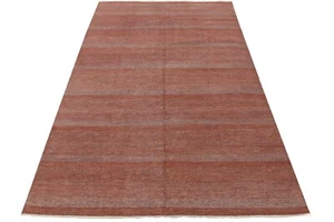 Fine Contemporary Rug 10′ x 14’3” Red Wool Hand-Knotted Carpet - Picture 1 of 15