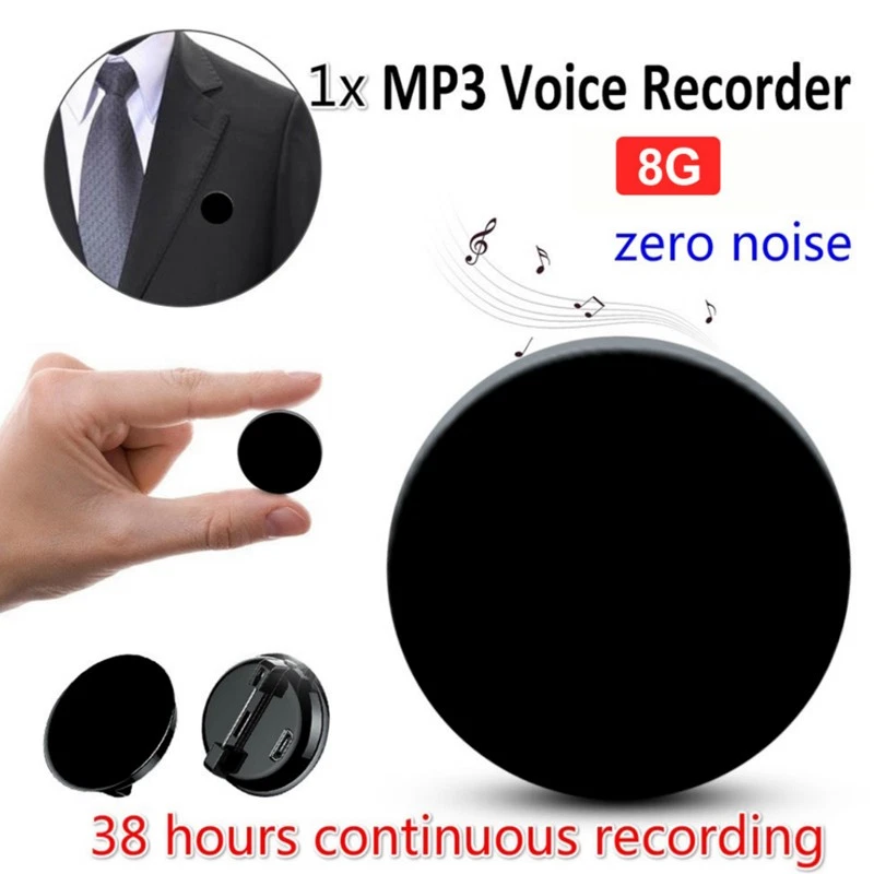 Mini Voice Activated Recorder Small Digital Recording Hidden Listening Device - Image 1 of 4