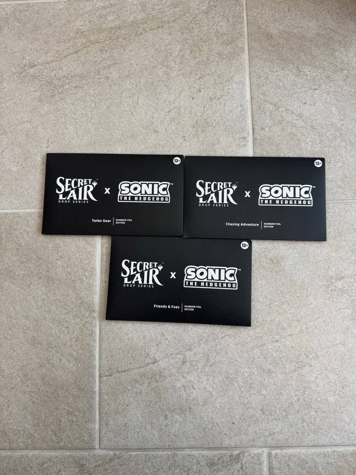 MTG Secret Lair x Sonic The Hedgehog: Complete Rainbow Foil Set - Image 1 of 1