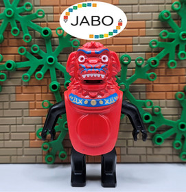 (S6 / 5 / 1) Lego Adventurers junchi Red Jun-Chi (Stone Guardian Lion Dog) 7413