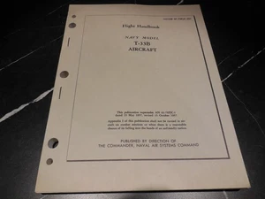 Flight Handbook Navy Model T-33B Aircraft NAVAIR 01-75FJC-501 Original - Foto 1 di 3