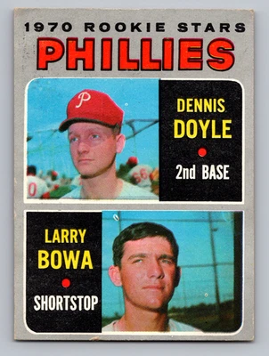 Larry Bowa Phillies Rookie 1970 Topps #539 Foto 1 de 3