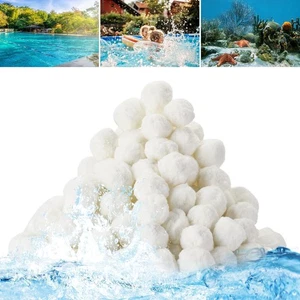 4.6 Lbs Pool Filter Balls for Sand Filter, Reusable Eco-Friendly Filter...  - Picture 1 of 7