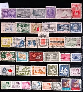 CANADA 1952-1967 COMMEMORATIVE STAMPS COLLECTION USED CAC4 - Picture 1 of 2