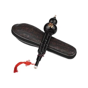 Chinese Traditional Instrument Hulusi Cucurbit Flute Bottle Gourd Silk C-Key - Picture 1 of 8