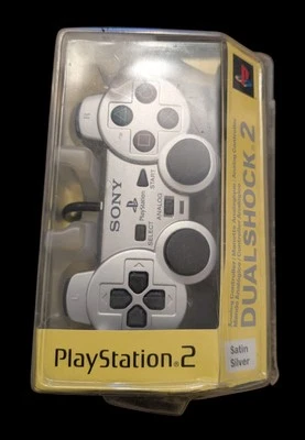 Manette Officielle Sony Playstation 2 DualShock Noire Scellée Usine SCPH-10010 - Photo 1/2