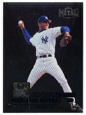 Fleer Skybox Metal Universe 1998 #53 base Mariano Rivera casi nuevo+ fotos delanteras y traseras Foto 1 de 2