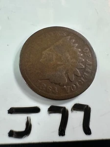 1864 Indian Head Cent - Picture 1 of 2