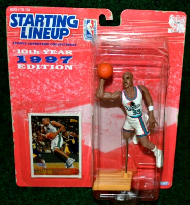 Figura Kenner Detroit Pistons Grant Hill 1997 alineación inicial de la NBA Foto 1 de 3
