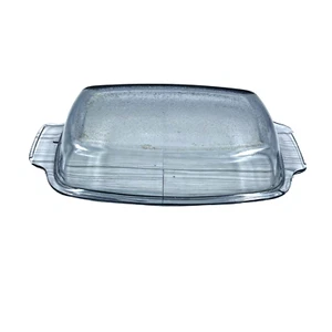 Vtg West Bend Slow Cooker Smoke Gray Glass Replacement LID ONLY for 4 6 Quart - Picture 1 of 9