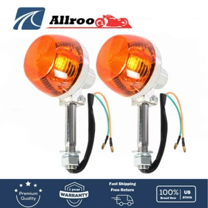 For Honda CT70 CT90 XL100 CB350 CM400 CB450 CB750 Turn Signal Light 8mm 12V Pair - Bild 1 von 11