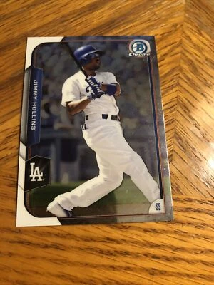 2015 Bowman Chrome Baseball #34 Jimmy Rollins - Image 1 of 3