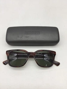 SALT Lopez Cognac Sunglasses 51-21-148 Green Polarized Lens - Picture 1 of 11