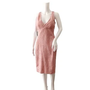 Marina Lace Cut Out Cocktail Dress Size 6 Blush Pink New - Picture 1 of 7