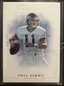 2012 Prime Signatures #147 Phil Simms Giants /499 - Picture 1 of 1