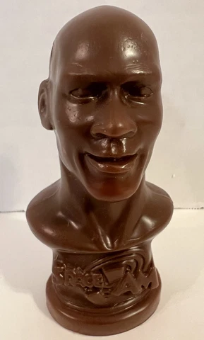 Micheal Jordan Space Jam 1996 Trophy Treats Basketball Gum Balls New 5” Bust Fig Cover