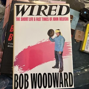 BELUSHI-SNL/Bob Woodward - Wired - The Biography of John Belushi Hardcover DJ - Bild 1 von 3