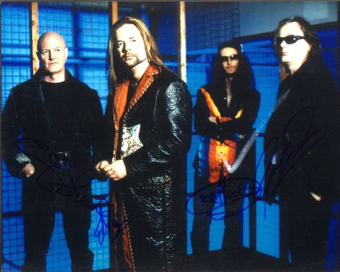 Asia genuine autograph 8"x10" photo signed In Person in 2005 Rock Band Cover