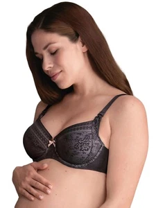 Underwired Nursing Bra Fleur by ANITA 5053 30-46 C-J Anthracite - Picture 1 of 6